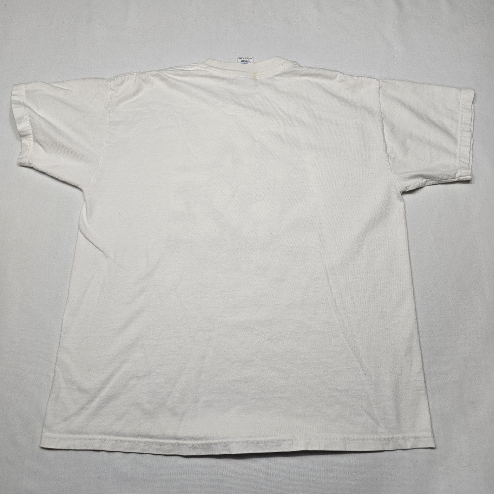 Vintage Y2K Little Big Dogs Hasta La Vista Osama Bin Laden Hot Dog Youth Tshirt - Picture 2 of 9